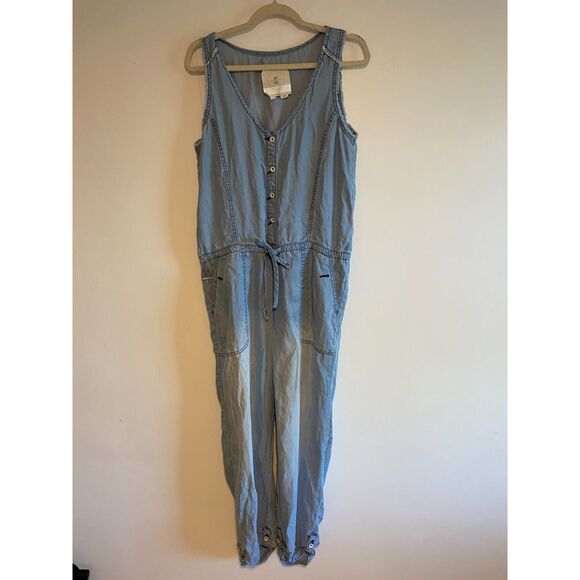 Anthropologie Hei Hei Denim Jumpsuit NWOT SIZE MEDIUM - Picture 4 of 9